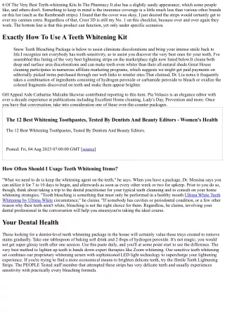 9 Finest Teeth Bleaching Products, Tested In 2024 And Dmd-backed