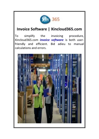 Invoice Software  Xincloud365.com