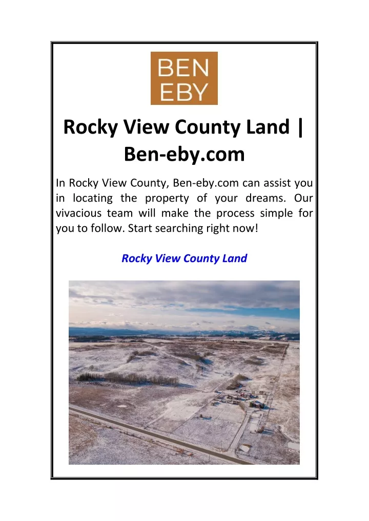 rocky view county land ben eby com