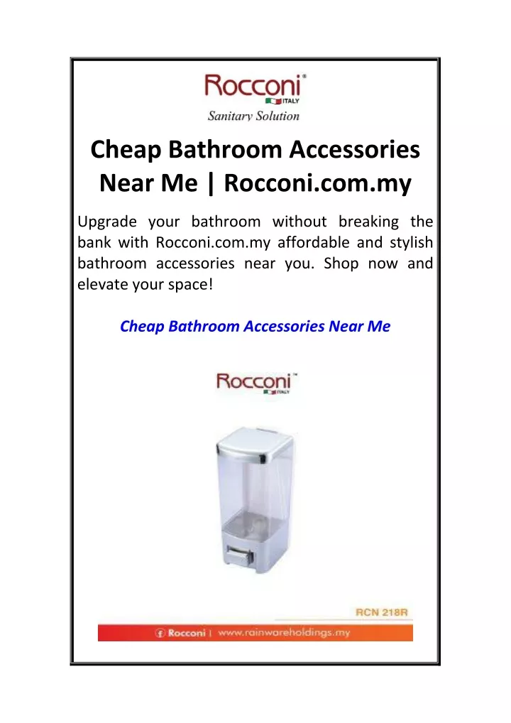 cheap bathroom accessories near me rocconi com my