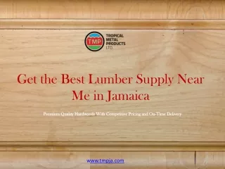 Get the Best Lumber Supply Near Me in Jamaica