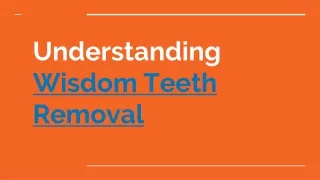 understanding wisdom teeth removal