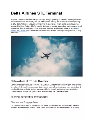 delta airlines stl terminal