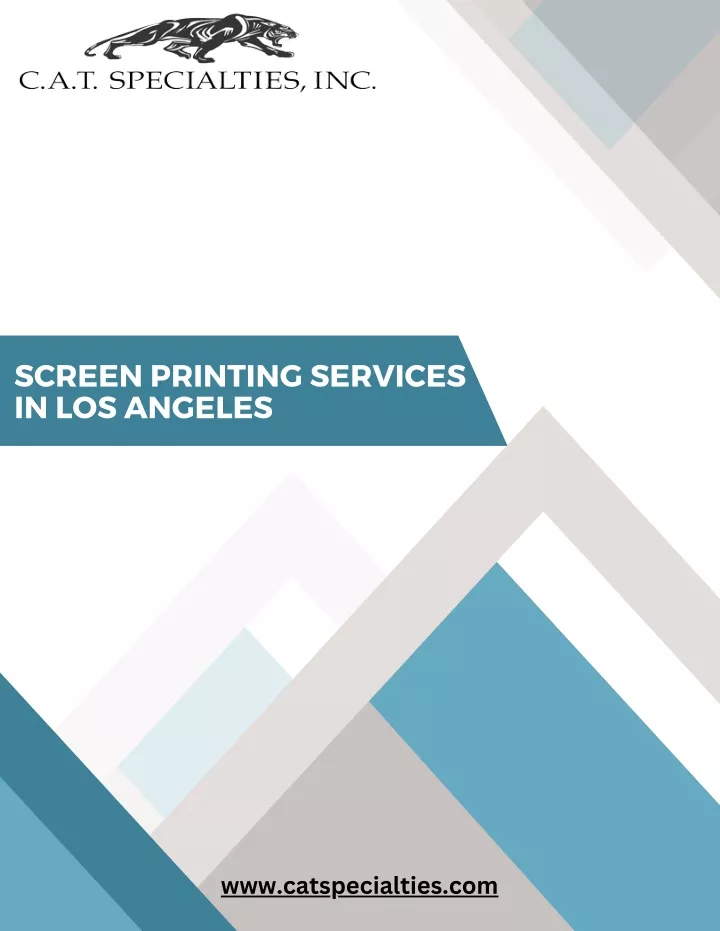 screen printing services in los angeles