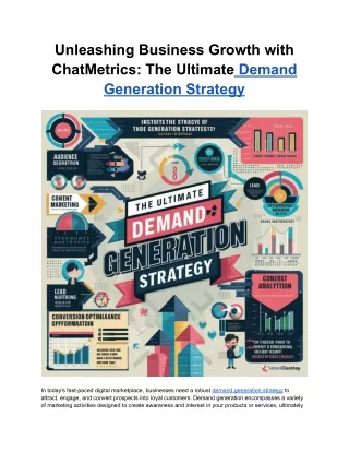 Unleashing Business Growth with ChatMetrics_ The Ultimate Demand Generation Strategy