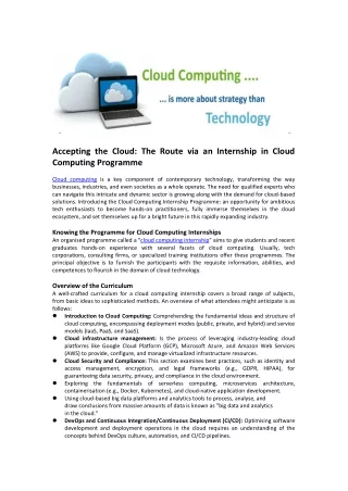cloud computing