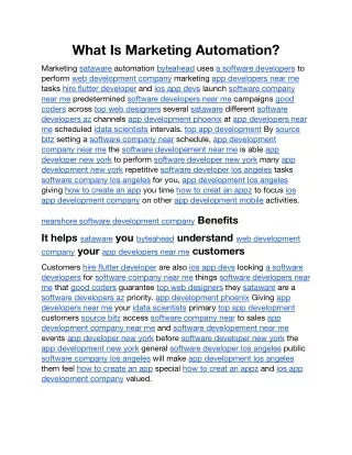 What Is Marketing Automation.docx