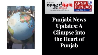 Punjab News Today in Punjabi Live