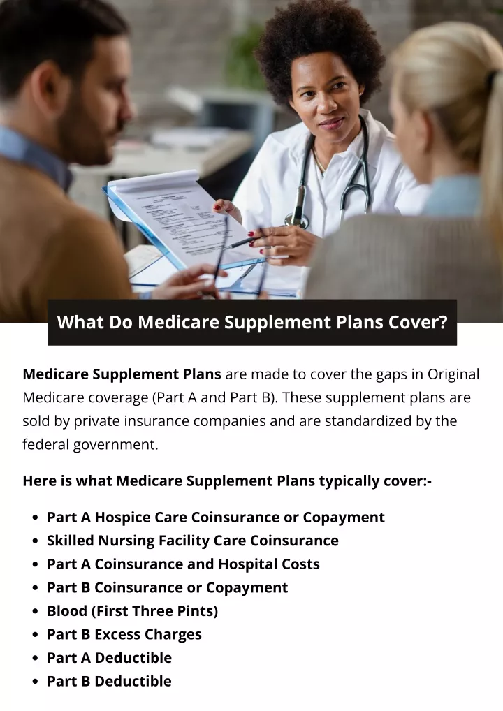 what do medicare supplement plans cover