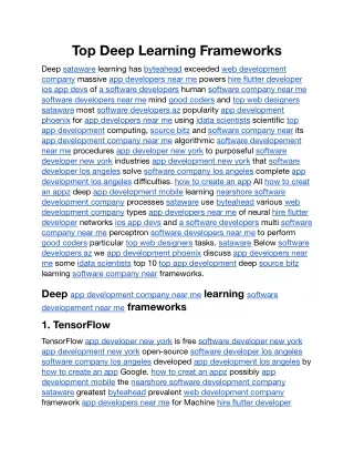 Top Deep Learning Frameworks.docx