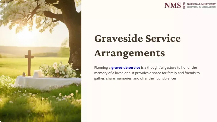 graveside service arrangements