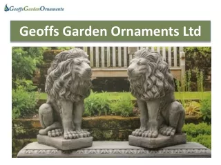 Majestic Lion Garden Statues Enhance Your Outdoor Oasis