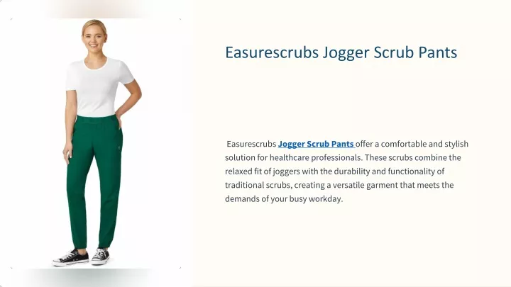 easurescrubs jogger scrub pants