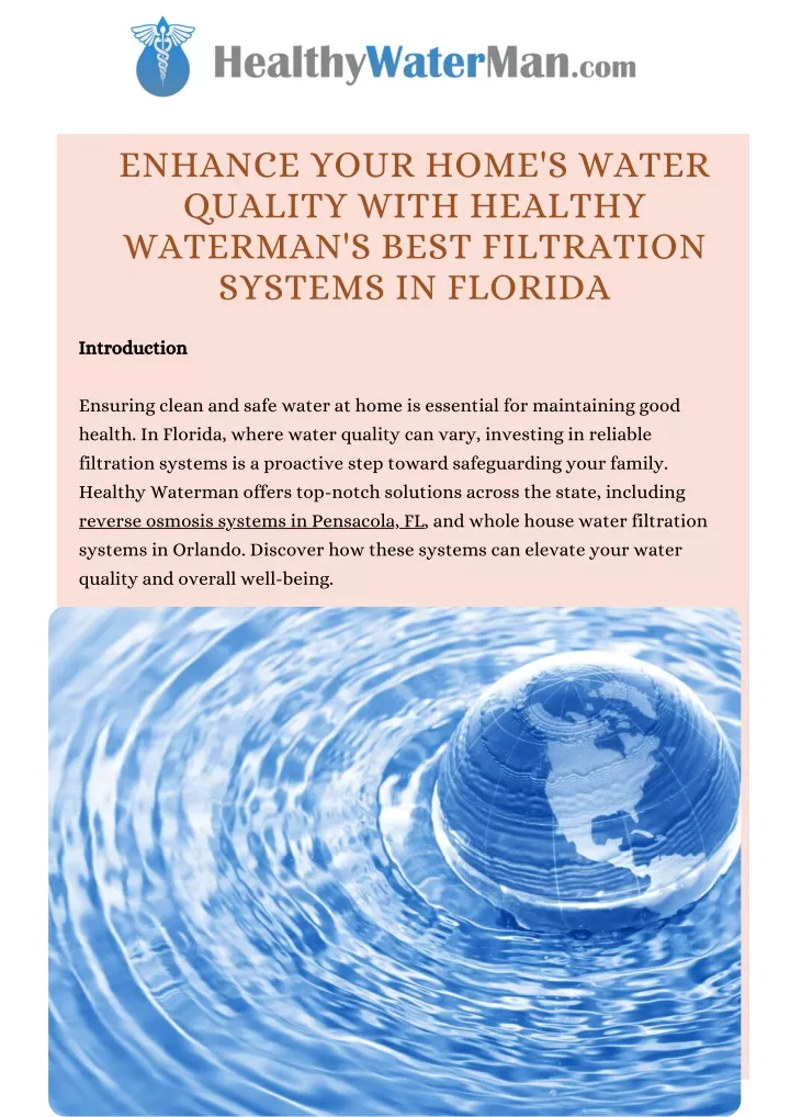 enhance your home s water quality with healthy