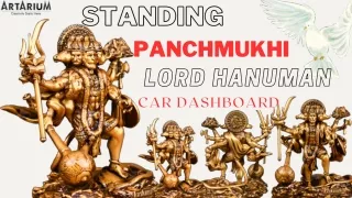 Standing Panchmukhi Lord Hanuman Car Dashboard Idol – theartarium