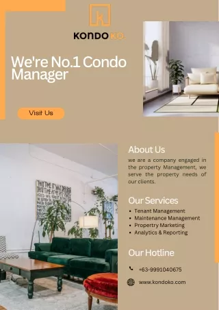 we re no 1 condo manager