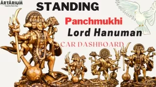 Standing Panchmukhi Lord Hanuman Car Dashboard Idol – theartarium