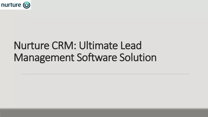 nurture crm ultimate lead nurture crm ultimate