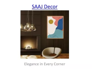 saaj decor