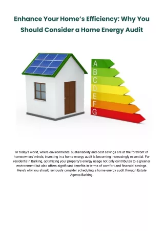 Enhance Your Home’s Efficiency_ Why You Should Consider a Home Energy Audit