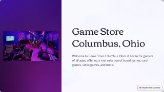 Game-Store-Columbus-Ohio