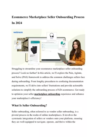 Ecommerce Marketplace Seller Onboarding Process In 2024