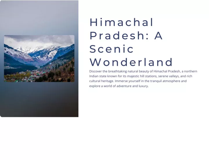 himachal pradesh a scenic wonderland discover