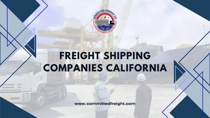 freight shipping companies california