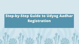 Step-by-Step Guide to Udyog Aadhar Registration (1)