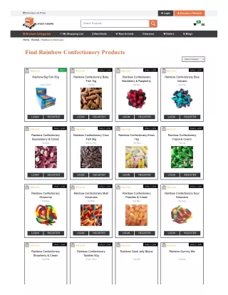 Shop for Rainbow Confectionery   Free Shipping on Orders Over $300 Stock4Shops