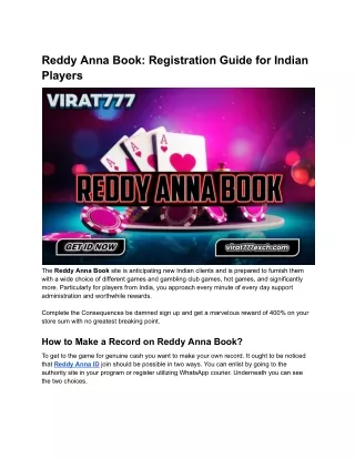 Reddy Anna Book_ Registration Guide for Indian Players