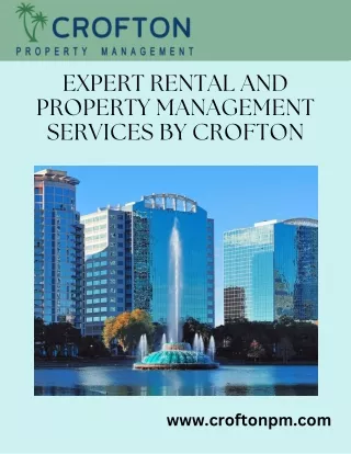 Expert Rental and Property Management Services by Crofton