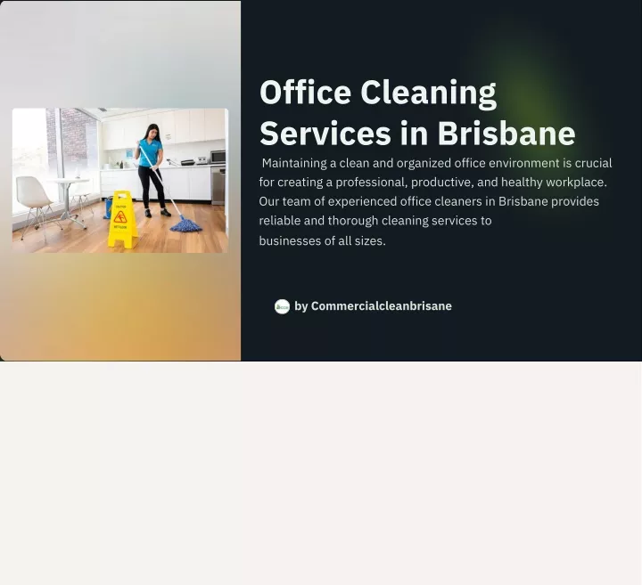 office cleaning services in brisbane maintaining