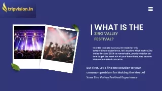 What is the Ziro Valley Festival?