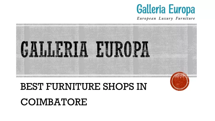 galleria europa