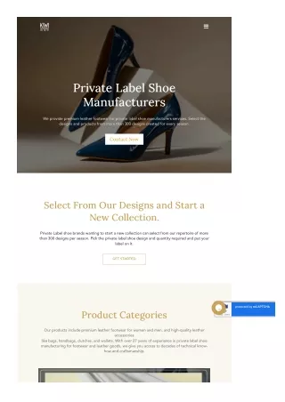 Top Private Label Shoe Manufacturers | Leather Goods