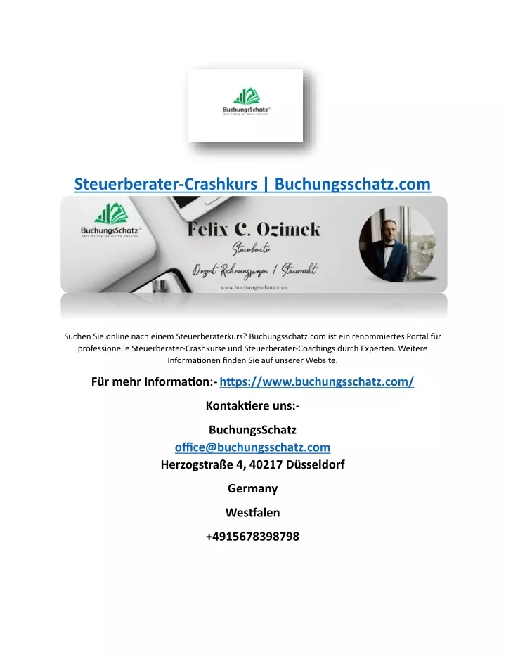 steuerberater crashkurs buchungsschatz com