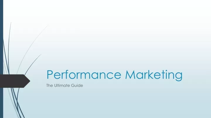 performance marketing