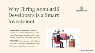 Why Hiring AngularJS Developers is a Smart Investment