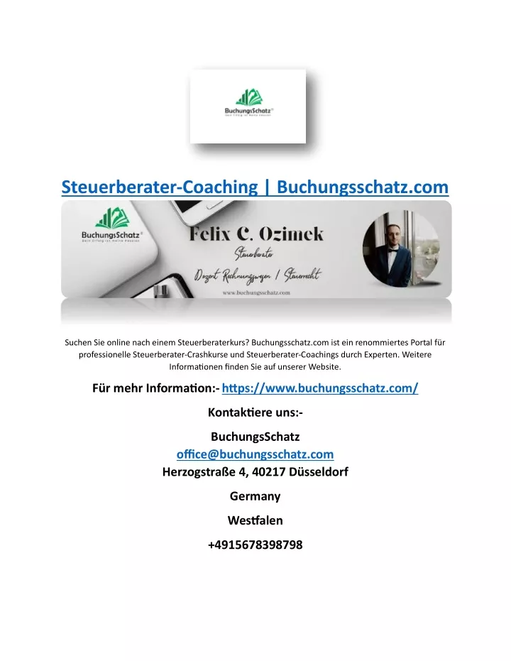 steuerberater coaching buchungsschatz com