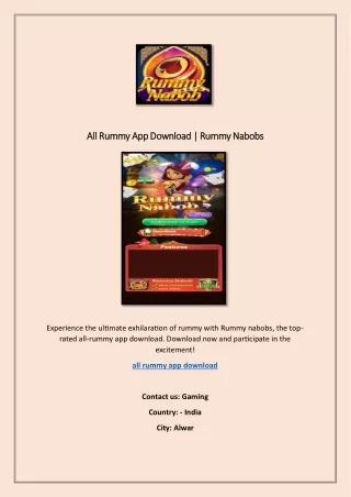 all rummy app download rummy nabobs all rummy