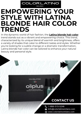 Empowering Your Style with Latina Blonde Hair Color Trends