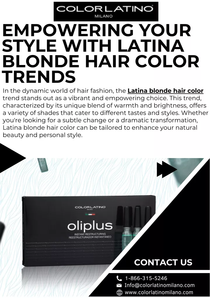 empowering your style with latina blonde hair