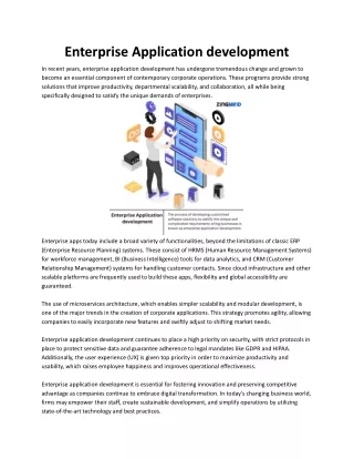 Enterprise Application development