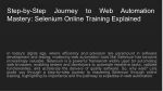 Selenium Online Training - slide 1