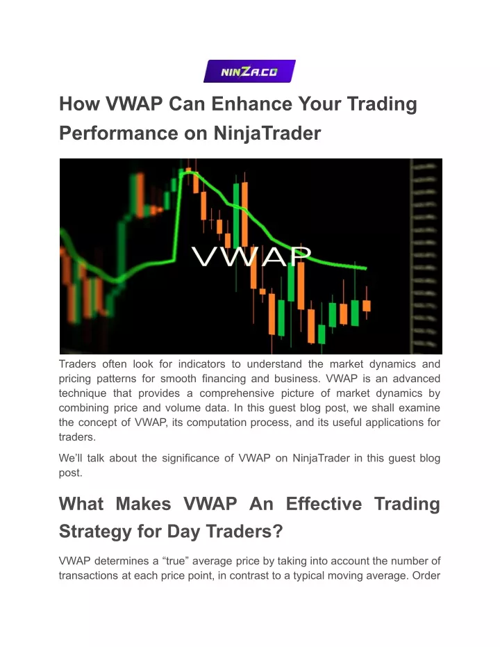 how vwap can enhance your trading performance