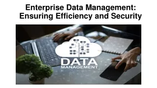 enterprise data management ensuring efficiency and security