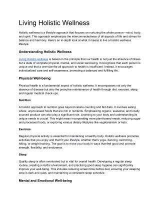 Living Holistic Wellness (1)