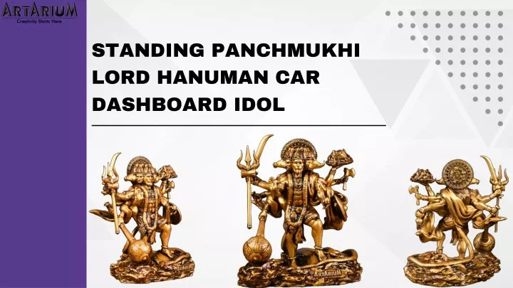 standing panchmukhi lord hanuman car dashboard