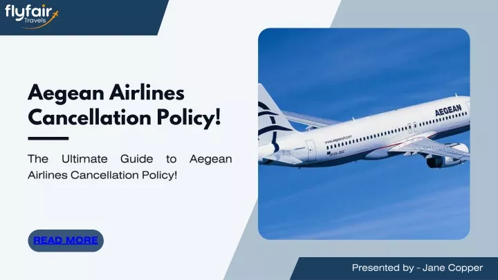 aegean airlines cancellation policy